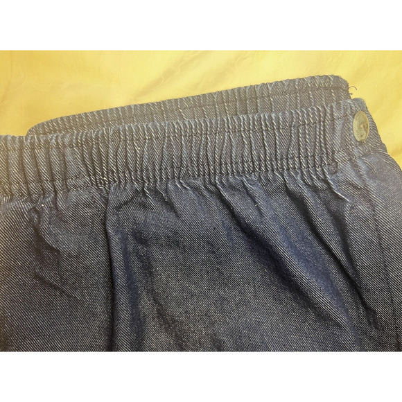 Woman Within Dark Blue Elastic Waist Denim Jeans Size 28W Petite - Picture 5 of 11